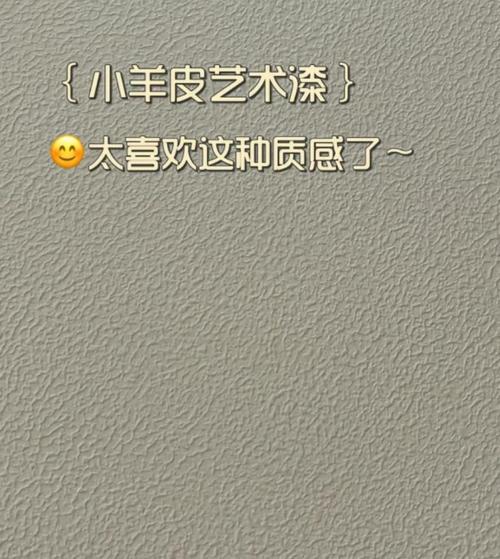 小羊皮艺术漆 让墙面焕发高级感的秘密艺术墙